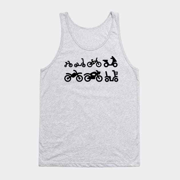 Evolution Motorcycle motorcycling motocross bike Tank Top by LaundryFactory